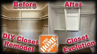 DIY Closet Remodel With Home Depot's Closet Evolution - How To and Honest Review