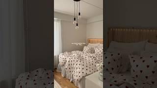 the viral ikea heart bedding  #shorts #ikeafinds #musthaves #roomdecor #cleantok #home #bedsheets