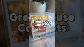 IKEA Greenhouse Cabinet for Houseplants! Part 2 #ikeagreenhousecabinet #diygreenhouse #houseplants