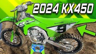 First Look At The NEW 2024 Kawasaki KX450 