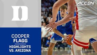 Cooper Flagg's Big Second Half Leads Duke Over Arizona