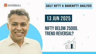 NIFTY & BANK NIFTY Analysis for Tomorrow | Stock Market Outlook | 13 June 2025, Friday