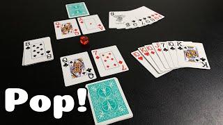 How to Play Pop! | a card game for two players with doubling and bluffing