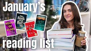 Every book I want to read in January (TBR)  | booktube