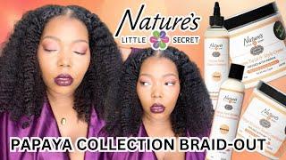 Nature’s Little Secret Papaya Collection Review & Braid Out