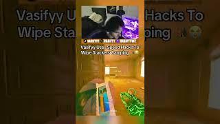 Vasifyy uses speeds hacks on rebirth island to wipe stackers camping ️  #cod #warzone #mw3