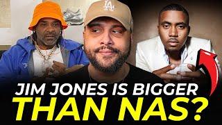 Jim Jones ARGUES Why He's A BIGGER Rapper Than NAS?