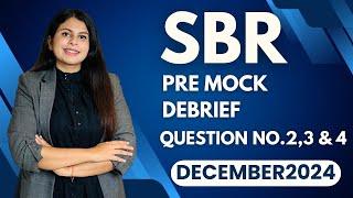 ACCA SBR Pre December Mock debrief 2024 || Hedging || Q2,3 & 4