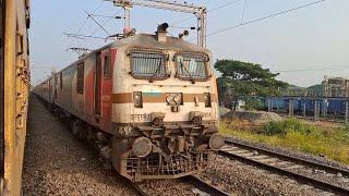 ANAKAPALLE TO VISAKHAPATNAM FULL TRAIN JOURNEY ON BOARD SIMHADRI EXPRESS TRAIN