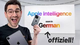 Apple Intelligence jetzt doch auf Deutsch!