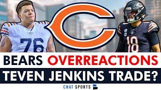 Teven Jenkins TRADE? Chicago Bears OVERREACTIONS Ft. Caleb Williams, Shane Waldron & NFC North