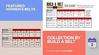 Collection By Build A Belt Featured Women's Belts