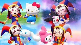 Drawing Sanrio characters Hello Kitty / My Melody / Kuromi /  Cinnamoroll as Pomni