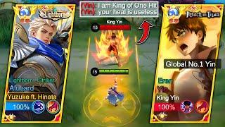 I Met Top 1 Global Yin (NOT CLICKBAIT) Lifesteal King Vs 1 Hit King | A Worthy Opponent - Who Win? 
