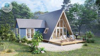 A-Frame Cabin House - Minh Tai Design MTD24