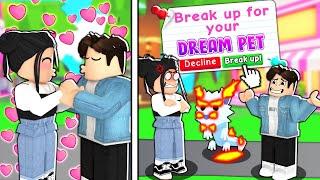 Will Online Daters *BREAK UP* For Their Dream Pets? (Roblox Adopt Me)