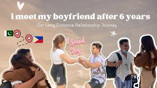 6 years of LDR |  Our First Meeting | Got engaged | Pakistani & Filipina 🫶