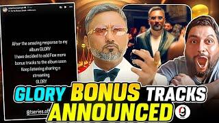 BONUS TRACKS IN GLORY - YO YO HONEY SINGH ANNOUNCED ON INSTAGRAM | JATT MEHKMA | REACTION BY RG