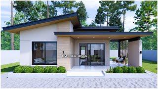 Perfect House Design | 7m x 8m with 2Bedroom (Simple and Cozy)