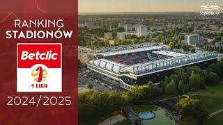 Ranking Stadionów 1 Ligi 2024/25