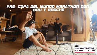 Hablando con Roberto Bou y Gesche antes de la copa del mundo de marathon en Mégeve. | MB Race 