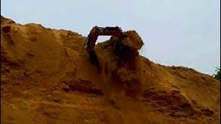 caterpillar EXCAVATOR ACCIDENT #YOUTUBESHORT