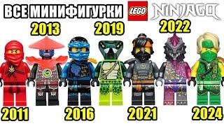 Все минифигурки LEGO Ninjago (2011-2024)