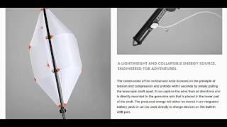 Portable, Folding Wind Power Generator