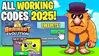 *NEW* ALL WORKING CODES FOR BRAINROT EVOLUTION IN 2025! ROBLOX BRAINROT EVOLUTION CODES