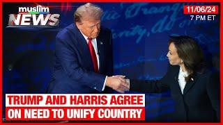 Trump And Harris Agree On Need To Unify Country | US Election News | Nov 6 2024