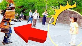 #60 SAMURAI Mannequin Prank in Kyoto Japan | Japanese shogun prank for traveler at Kiyomizu Temple