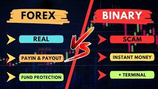 Forex Trading Vs Binary Trading- Difference II Exness Vs Quotex II Which one is Better ??