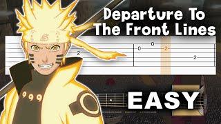 Naruto Shippuden - Departure to the Front Lines - EASY Guitar tutorial (TAB)