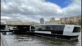 Moscow river bus tour April 2024 4K