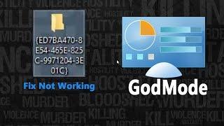 "GodMode" in windows 10 setup  [ fix GodMode not working issue ]