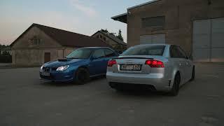 Subaru Impreza STI vs Audi A4 B7 DTM Edition