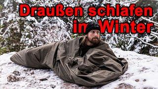 Draußen schlafen im Winter - Ausrüstung, Erfahrungen und Tipps