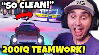 Summit1g 200IQ TRICK To OUTPLAY The COPS In A+ BOOST Vin Scratch In The SNOW! | GTA 5 NoPixel RP