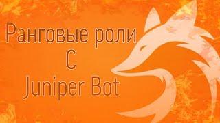 КАК НАСТРОИТЬ РАНГОВЫЕ РОЛИ С "Juniper bot"?