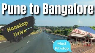 Pune to Bangalore | Non stop drive 900 KM | Road conditions currently | offbeat Travel