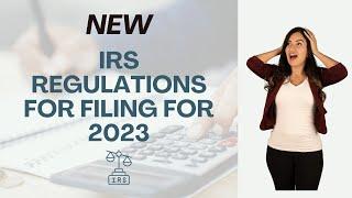 New IRS Regulations for Filing 1099s in 2023