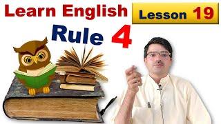Learn English - 19. Rule 4. Present Continuous Tense