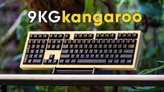 Heavy ALL BRASS Left Hand Mechanical Keyboard - Kangaroo