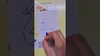 2 se cute duck drawing art by RK artist shorts ️️️️