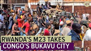 Video: The Moment M23 Rebels Entered the City of Bukavu unopposed.