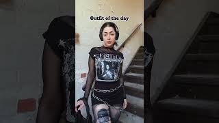 DIY Outfit of the day. #gothfashion #gothstyle #alternativefashion #diyfashion