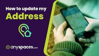 How to update my Address (anyspaces.com)