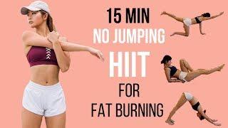 BEST 15 min Beginner Workout for Fat Burning (NO JUMPING HIIT!!!)