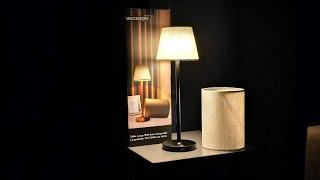 MADCKDEDRT RECHARGEABLE TOUCH DIMMING LAMP REVIEW #lamp #amazing #love #technology #cool #youtube