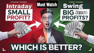 Intraday Vs Swing Trading Which is Better | Intraday Trading | Swing Trading | Abhishek Mudgal